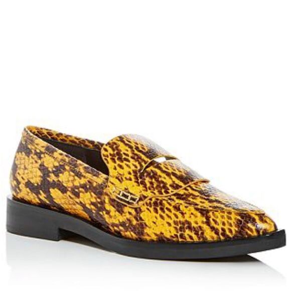 REBECCA MINKOFF Snake Embossed Pacey Loafer-6M - Picture 1 of 8
